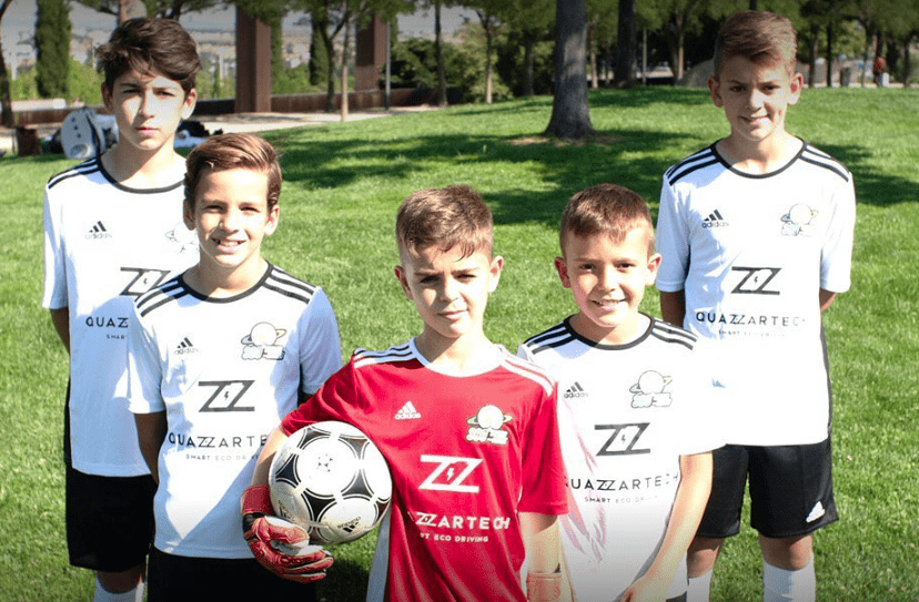 alumnos academia de fútbol